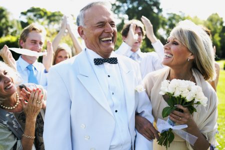 photo couple senior remariage