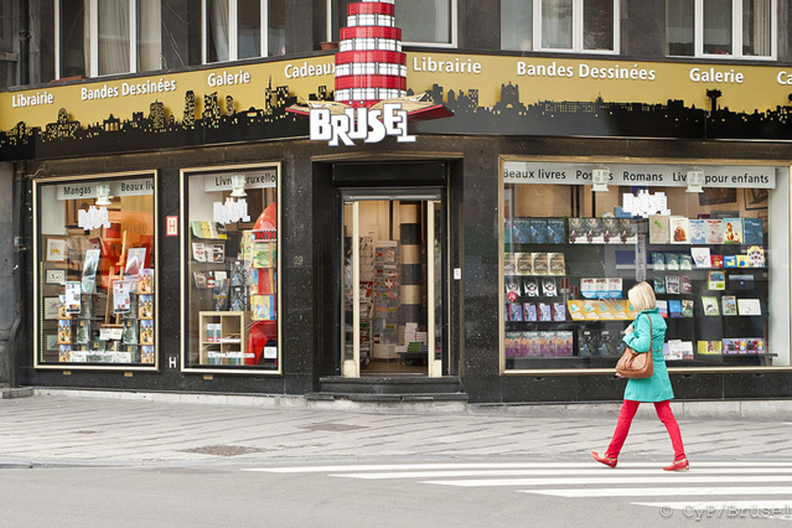 photo libraire place flagey