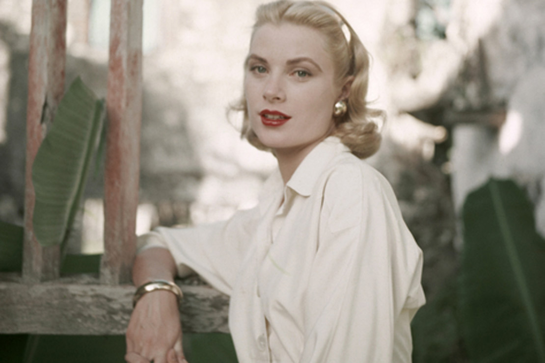 Grace Kelly chemise blanche