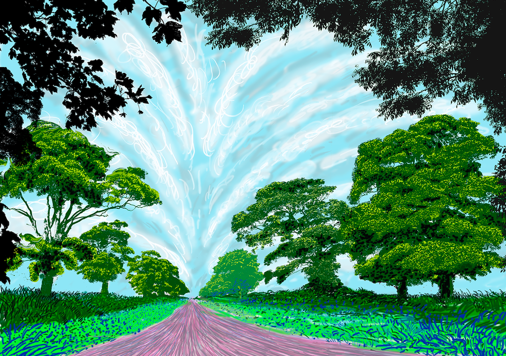 Summer Sky, 2008. © David Hockney, collection Bagnouls.